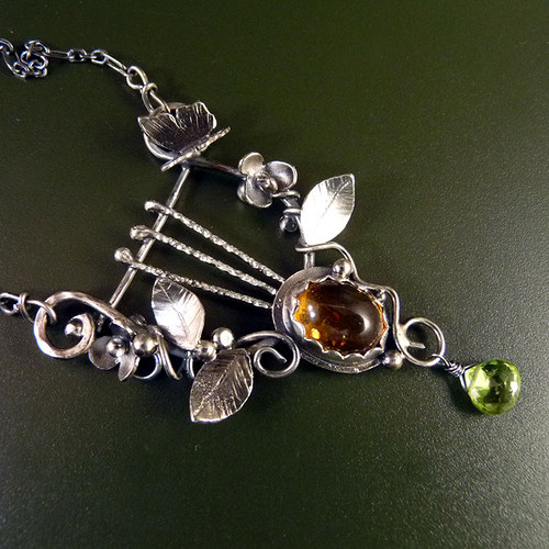 Druidská harfička..amulet