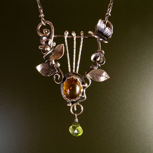 Druidská harfička..amulet