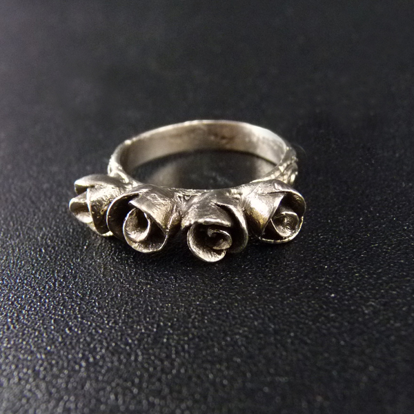 Čajové růžičky z Paříže..prsten