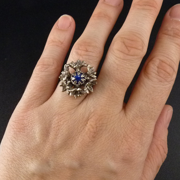 Chrpy z Paříže..prsten