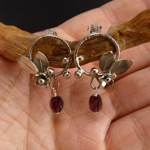 Věnečky Druidky léčitelky..náušnice