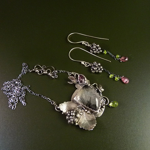 Turmalínové ostružiny..druidský amulet