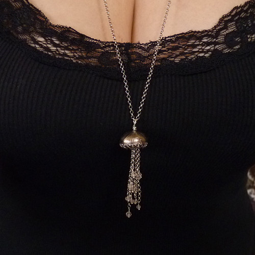 Růžová medůzka..amulet
