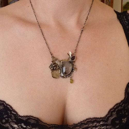 Turmalínové ostružiny..druidský amulet