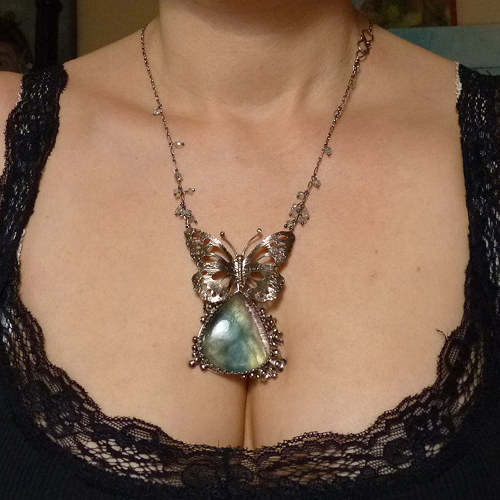 Velký motýlí elfí ..amulet
