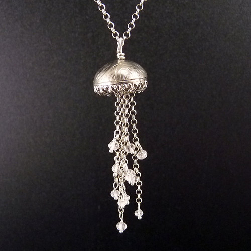 Růžová medůzka..amulet
