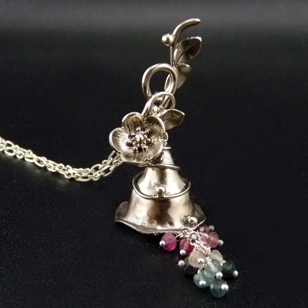 Pomněnkový zvoneček..amulet