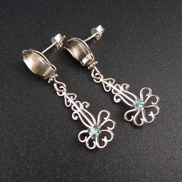 Vílí šafrány..náušničky