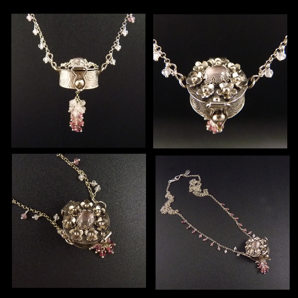 Růžová vílí krabička..amulet