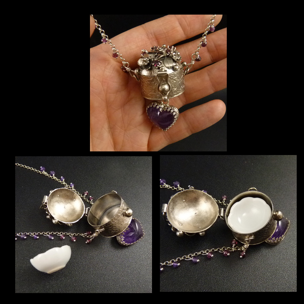 Rozkvetlá vílí krabička..amulet