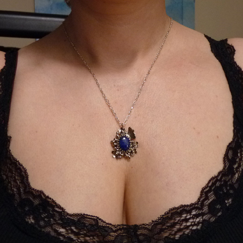 Lapisové pomněnkování..amulet