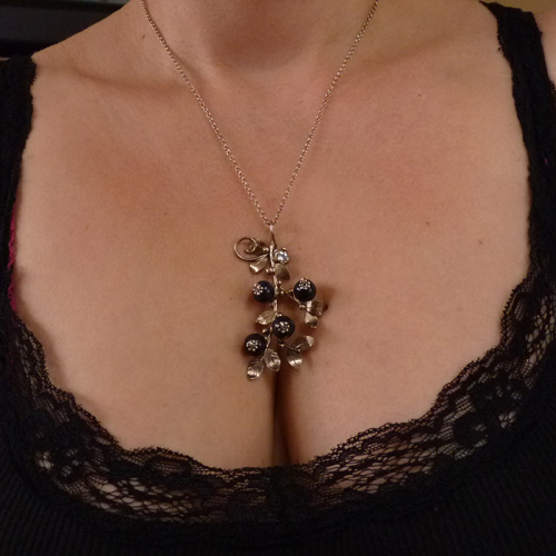 Větvička borůvek..amulet