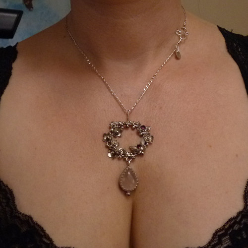 Pomněnkový věneček..amulet