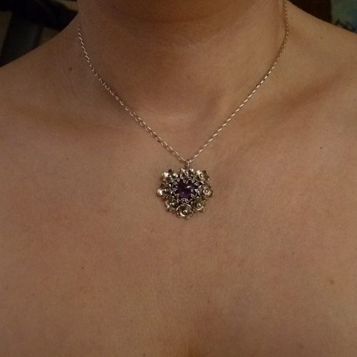 Levandulové srdíčko..amulet